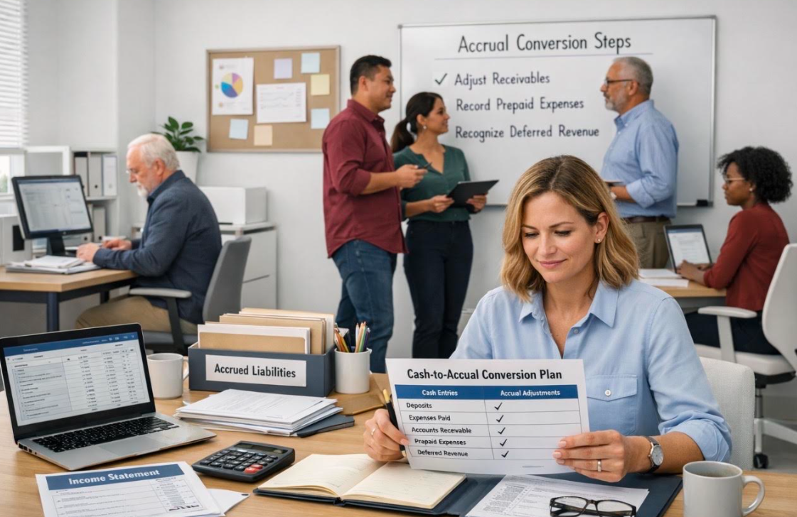 Why should nonprofits switch from cash to accrual accounting