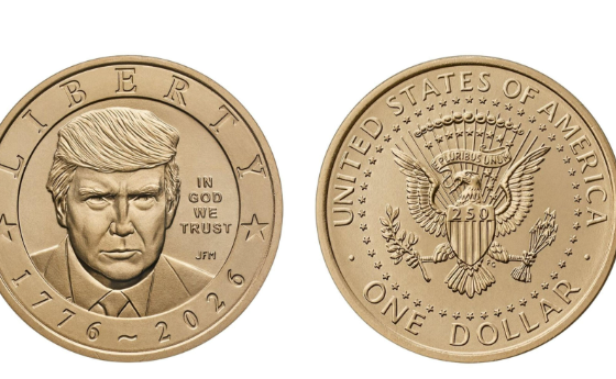 U.S. Treasury Introduces New $1 Coin Featuring President Trump for America’s 250th Anniversary